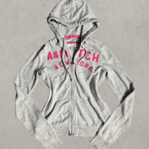 abercrombie & fitch grey hoodie (xs)